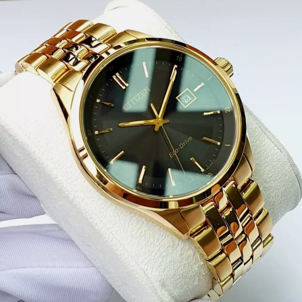 Citizen Gold Men's Black Dial 41mm Watch